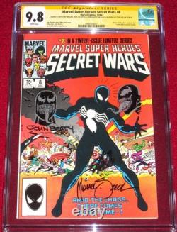 CGC SS Secret Wars # 8 signed by STAN LEE + signed and sketch by Zeck & Beatty