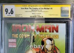 CGC Signature Series 2x Stan Lee And John Romita Jr Clear Bold Signatures
