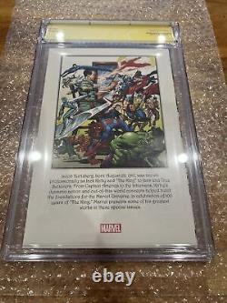 Captain America #1 SDCC 2017 CGC 9.8 Stan Lee SS True Believers Kirby 100th
