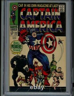 Captain America #100 1968 CGC 6.5 Off-White to White Pages Origin Jack Kirby