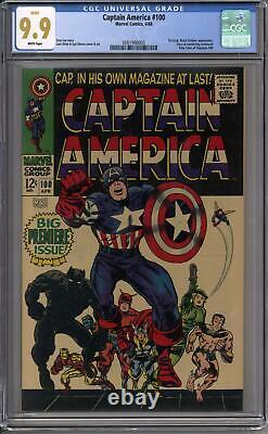 Captain America #100 CGC 9.9 (W) HIGHEST GRADED COPY IN EXISTENCE