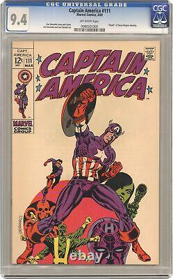 Captain America #111 CGC 9.4 1969 0080501005