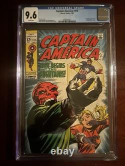 Captain America #115 CGC 9.6 White Pages Cosmic Cube, Red Skull