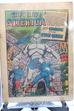 Captain America 20 CGC NG Coverless Golden Age Timely Comics 1942 Stan Lee Story