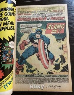 Captain America #203 Signed Stan Lee & Jack Kirby 1976 Fine