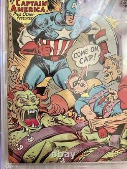 Captain America Comics #4 7.0 Restored CGC (Timely Comics 1941) Early Stan Lee