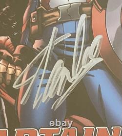 Captain America Road to War #1 CGC 9.8 Signed by Stan Lee! Stan Lee Red Label