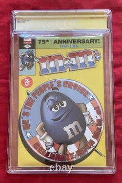 Captain America Road to War #1 CGC 9.8 Signed by Stan Lee! Stan Lee Red Label