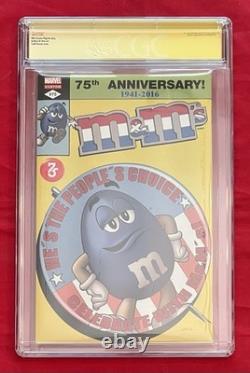 Captain America Road to War #1 CGC 9.8 Signed by Stan Lee! Stan Lee Red Label