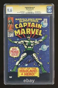 Captain Marvel #1 CGC 9.6 SS Stan Lee 1316510009