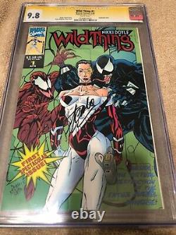 Carnage vs Venom 1 CGC SS 9.8 Stan Lee signed Embossed Wild Thing 1993 Cover