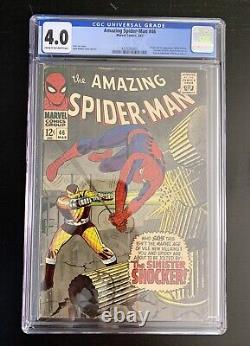 Cgc 4.0 1967 #46 Amazing Spider-man Marvel Comics (1st Shocker) Undergraded