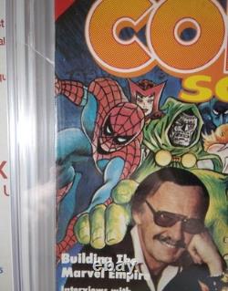 Cgc 9.4 Jim Shooter Signed Comics Scene #1 Stan Lee 1981 Starlog Magazine