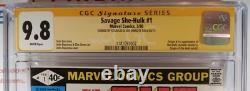 Cgc 9.8 Stan Lee & Joe Sinnott Signed Savage She-hulk #1 Nm/mt 1980 Marvel