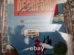 Cgc Dead pool 11 CGC 9.8 8 Bit Hastings variant Signed Stan Lee And Rob Liefeld