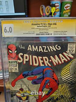 Cgc Ss 6.0 Amazing Spider-man #46- Signed By Romita Sr & Stan Lee