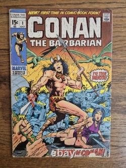 Conan Barbarian 1 Key SIGNED BY STAN LEE AUTO 1970 Bronze Age Marvel Comic