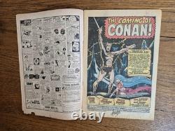 Conan Barbarian 1 Key SIGNED BY STAN LEE AUTO 1970 Bronze Age Marvel Comic