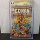 Conan The Barbarian #1 Cgc 4.5 Ss Signed Stan Lee White Pages