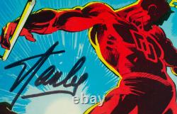 DAREDEVIL #185 PGX 9.2 NM- Near Mint Minus signed by STAN LEE HTF! +FREE CGC