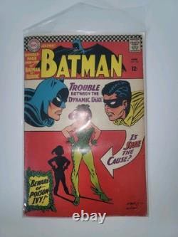 DC Comics Batman #181 1st Appearance Poison Ivy, VG+ 4.5+ Key, 1966 No Pinup