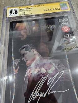 DC Superman Forever #1 Lenticular cover variant CGC 9.6 SS Signed by Alex Ross