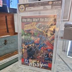 DC Versus Marvel Comics #1 Consumer Preview 1995 DC Comics Signed Stan Lee