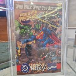 DC Versus Marvel Comics #1 Consumer Preview 1995 DC Comics Signed Stan Lee