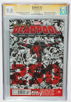DEADPOOL #45 CGC 9.8 SS Signed by STAN LEE, White Pages, Death of Deadpool 250
