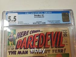 Daredevil #1 5.5 First appearance Marvel 1964 CGC #3966792001 KEY ISSUE
