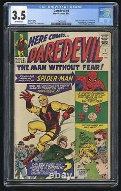 Daredevil #1 CGC 3.5 (Marvel 4/64) 1st app & origin of Daredevil