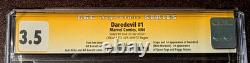 Daredevil #1 Cgc 3.5 Ss Stan Lee Signature Auto Origin And 1st Appearance 1964