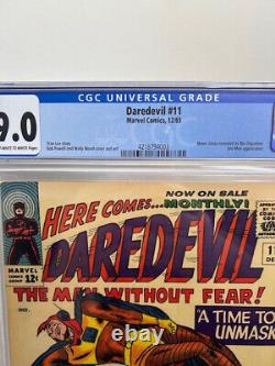 Daredevil #11 CGC Graded 9.0, OWithWP, Marvel Silver Age, Stan Lee (1965)