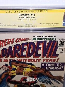 Daredevil #11 CGC SS Signature Autograph STAN LEE Abner Jonas as the Organizer