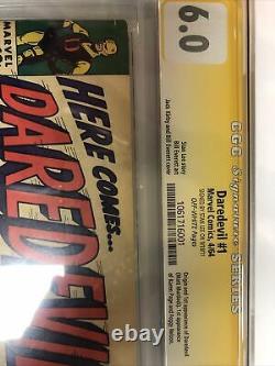 Daredevil (1964) # 1 (CGC 6.0) SS By Stan Lee 1st App Never Pressed /Cleaned