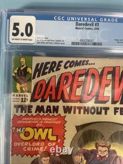 Daredevil #3 CGC 5.0 1964