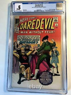 Daredevil #5 (1964) CGC 0.5 (Page Missing) Silver Age Marvel Comic Book Stan Lee