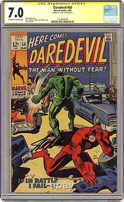 Daredevil #50 CGC 7.0 SS Stan Lee 1969 1518950019