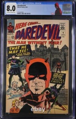 Daredevil #6, 8, 9, 10 (Marvel 1965) CGC Lot 2.5/6.0/8.0/4.5 NEW DD Labels