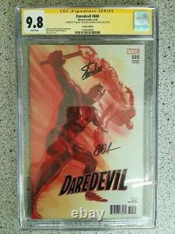 Daredevil #600 150 Alex Ross Variant Cgc Ss 9.8 Signed Stan Lee & Charles Soule