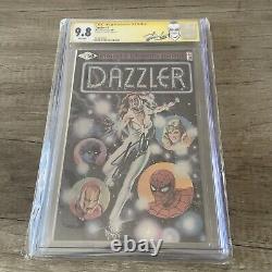 Dazzler #1 CGC 9.8 White Pages Spider-Man 1st Direct Comic Signed Stan Lee