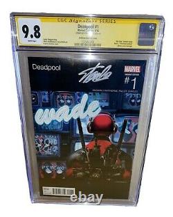 Deadpool 1 Hip Hop Variant CGC 9.8 WALE cover Homage SS by Stan Lee
