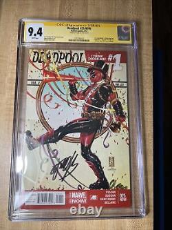 Deadpool #25 (Marvel, May 2014) Signed By Stan Lee CGC 9.4