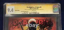 Deadpool vs X-Force Signed by Ryan Reynolds, Tim Miller, Stan Lee CGC 9.4