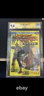 Despicable Deadpool #287 CGC Signed stan lee, John Romita, Rob Liefeld Auto