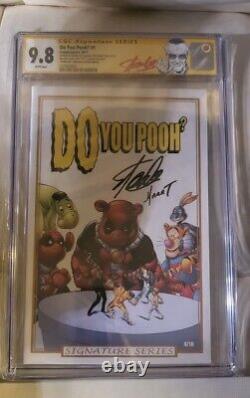 Do You Pooh #1 CGC 9.8 Signed By Stan Lee & Mychaels X-Men #4 Edition RARE 4/10
