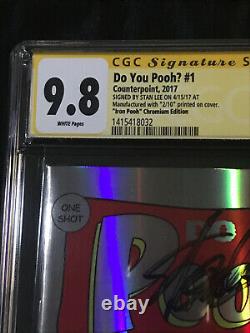 Do You Pooh #1 Iron Pooh Chromium Edition CGC 9.8 ONLY 10 MADE Stan Lee Signed