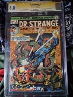 Doctor Strange #1 1974 CGC 8.0 SS Stan Lee