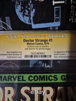 Doctor Strange #1 1974 CGC 8.0 SS Stan Lee