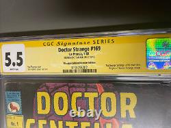 Doctor Strange #169 CGC 5.5 SS Stan Lee Mexican La Prensa Edition